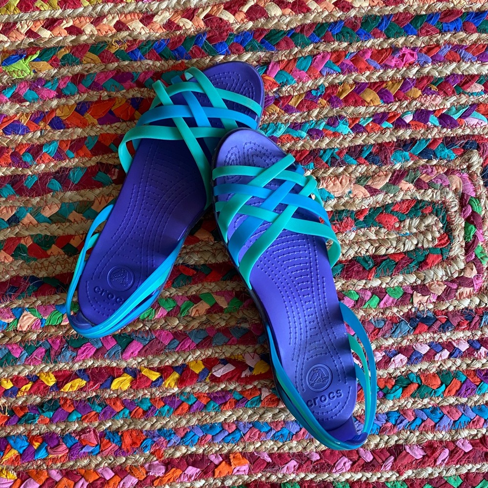 Cute funky Croc sandals!